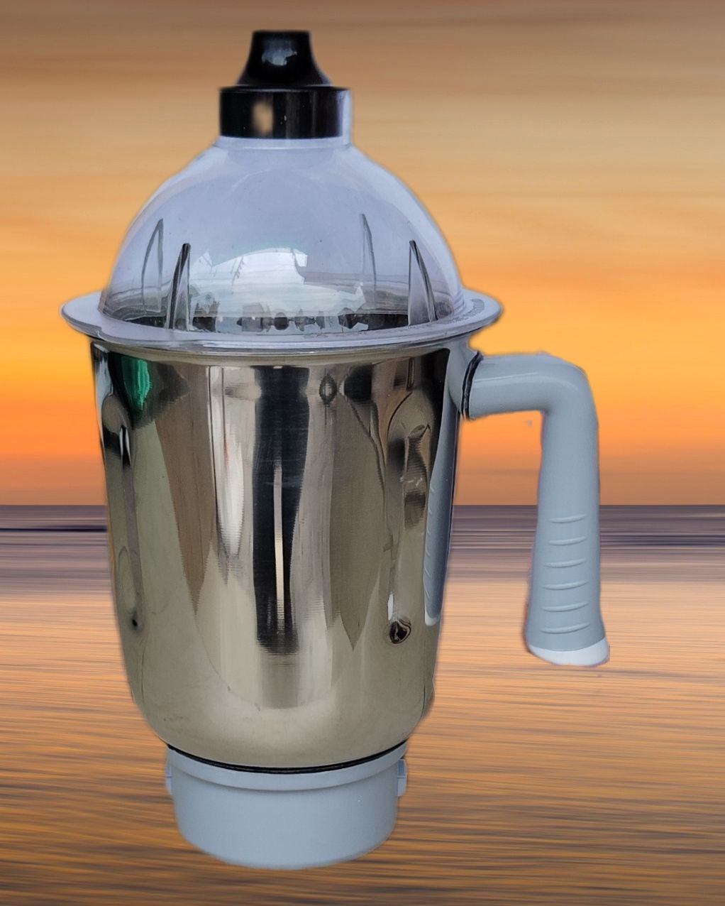 TEON LIQUID JAR [Stainless Steel ] Big Jar ! Mixer Juicer Jar-image-20