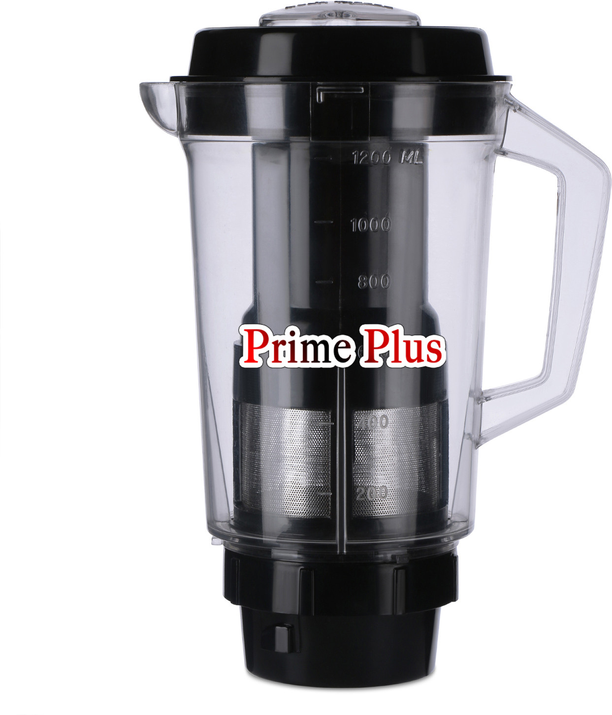prime plus MG 1500ml Mixer juicer jar with removable fruit filter Black. Mixer Juicer Jar image 1