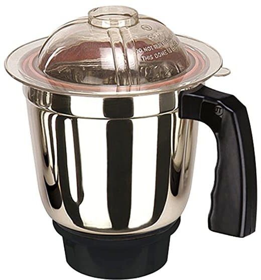 UnityEcomKitchen Tools|Mixer Grinder Dry jar with lid 750 ML SA (Steel Black) Mixer Juicer Jar-image-48