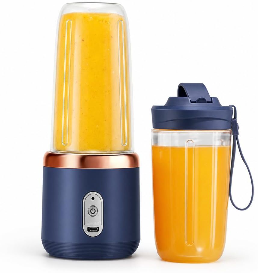 happitol Portable Juicer Blender Makes Smoothies and Fresh Juices Easy On/Off Safety Mixer Blender Blade-picture-0