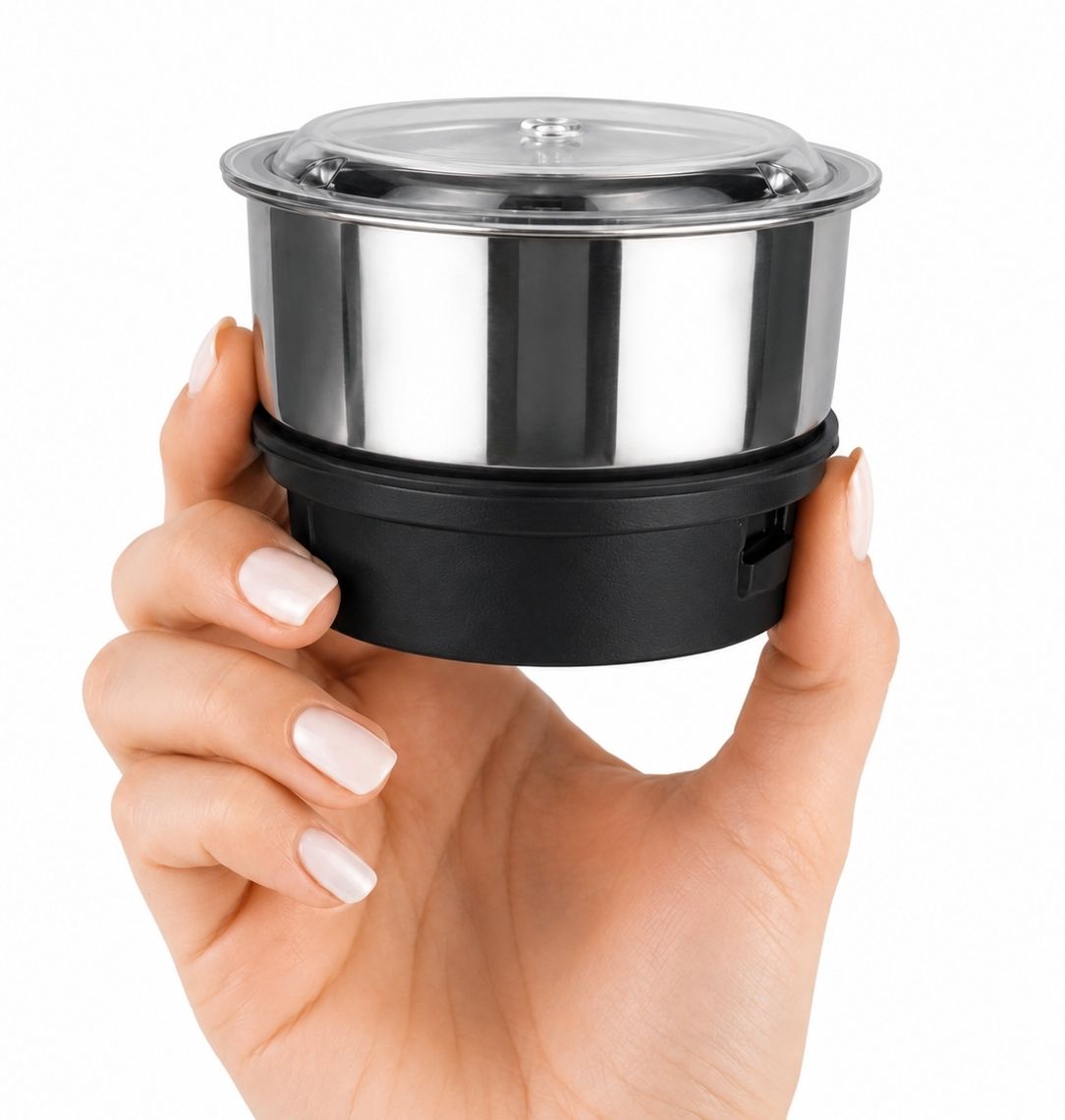 180ml Mixer Jar | Stainless Steel Mini Grinding Jar | 4 Tooth Coupler | 2 Lock Mixer Juicer Jar-image-49