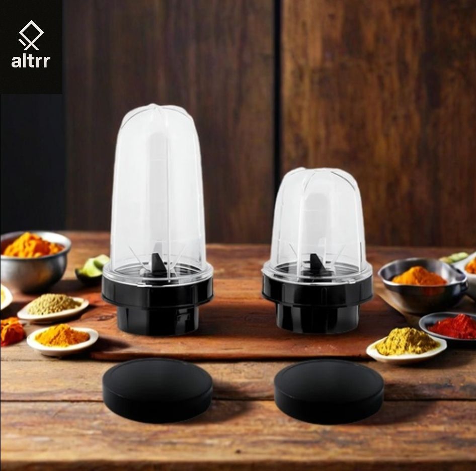 altrr Pack of 2 Nutri Jars (634 ML & 381 ML) – Blend Smoothies & South Indian Sauces Mixer Juicer Jar-picture-20