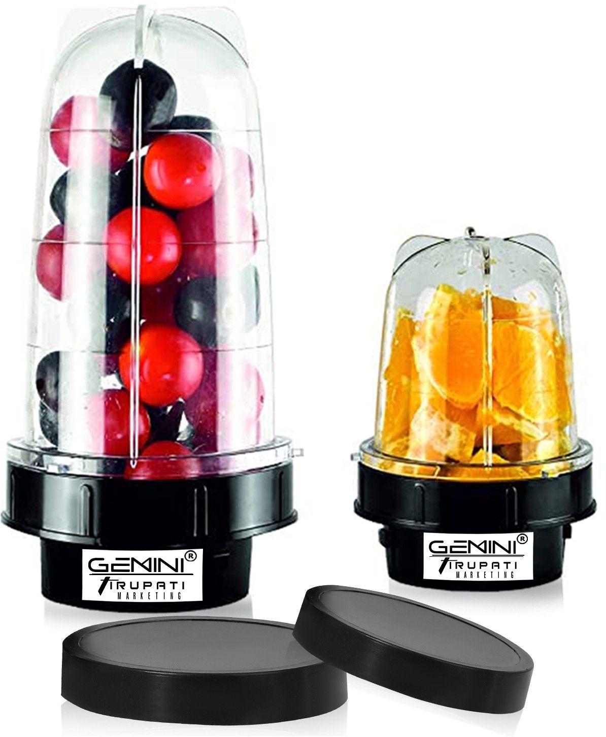 gemini Super Bullet Jar for Mixer Grinder Set of 2 (530ML & 350ML) Mixer Juicer Jar Mixer Juicer Jar-picture-26
