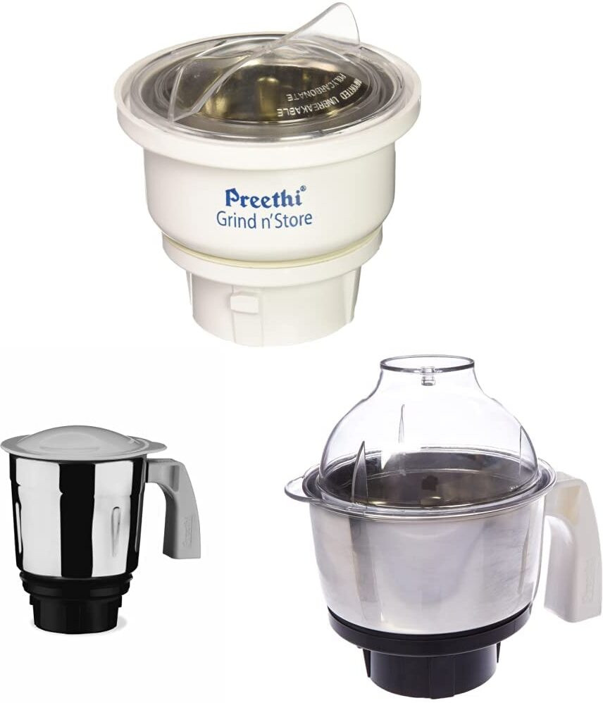 preethi 0.4 Litre G&S , 0.5 Litre Genie & 1 Litre Taper Mixer Juicer Jar image 1