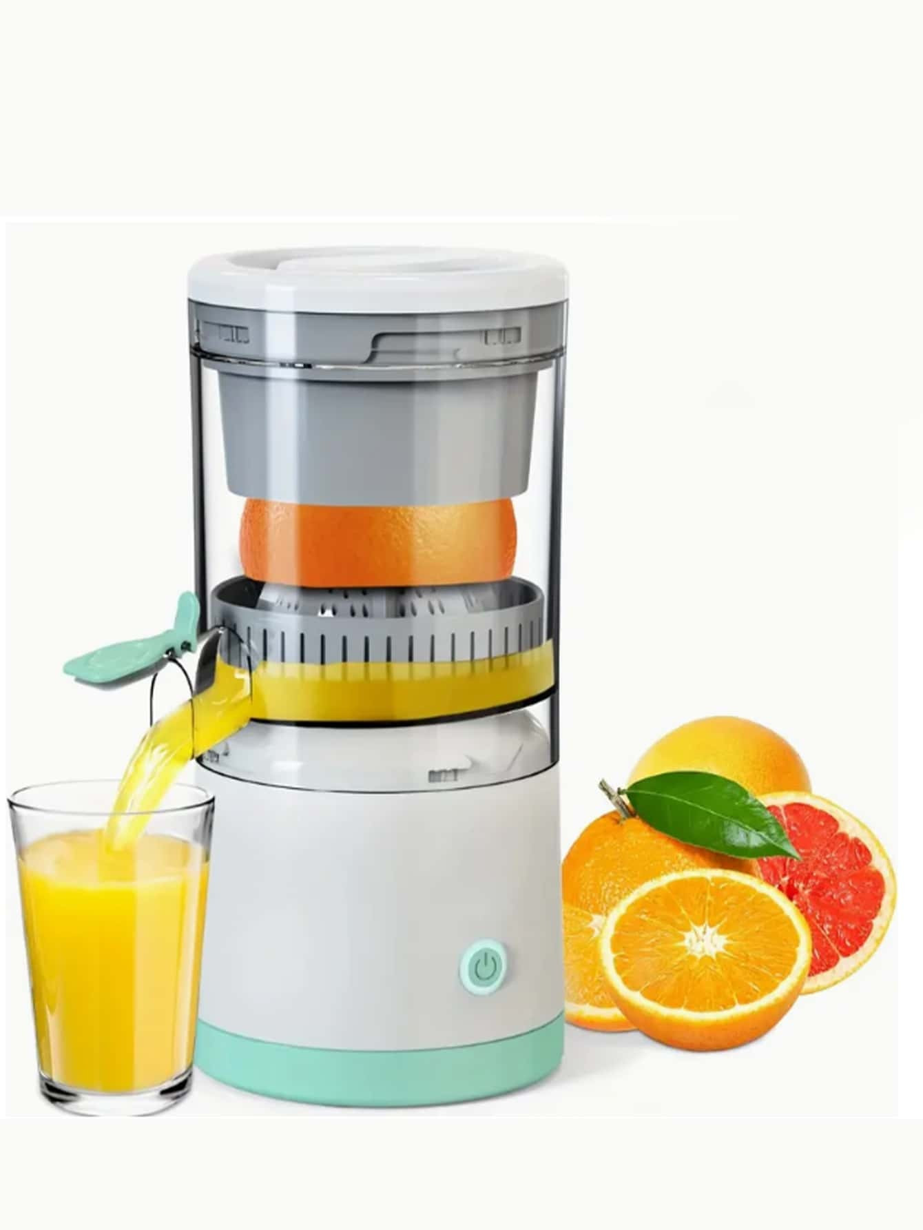 voltegic Multifunctional Automatic Citrus Fruit Juicer Mixer Juicer Jar image 1