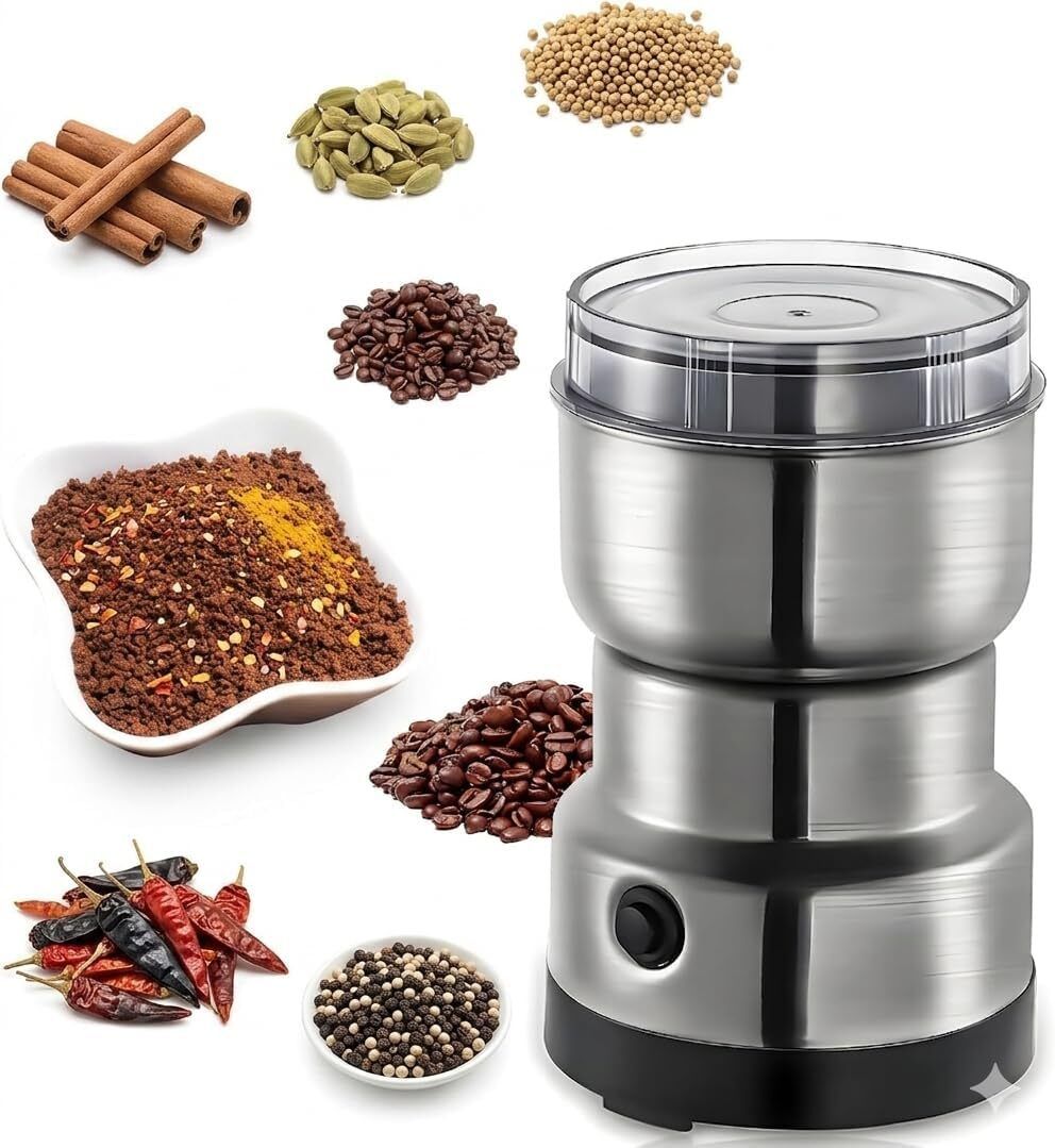 slipcare Multi-Functional Stainless Steel Coffee Bean Grinder for Spice, Miksi Mixer -S06 Personal Coffee Maker-picture-31