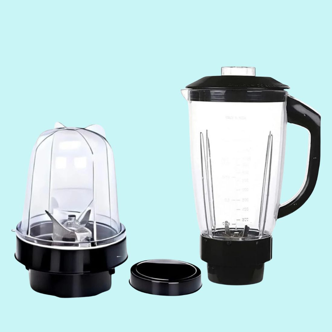 Combo Chutney Mixer grinders (1500&300) ML Jars Stainless Steel with Lock_38 Mixer Juicer Jar-image-29