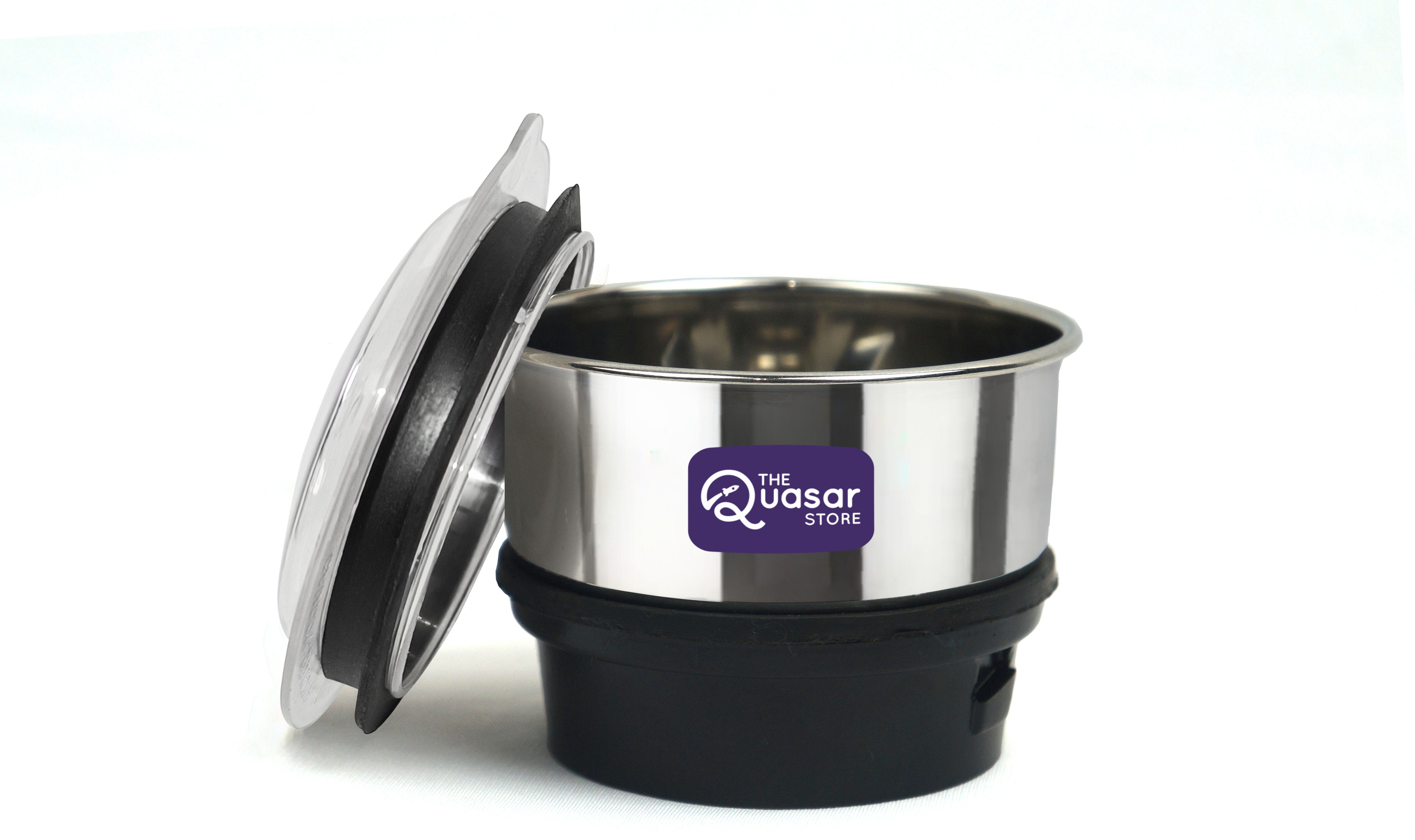 Mini Chutney Jar Bajaj GX series Fit on 2 Lock & 4 Teeth Coupler Mixer Juicer Jar-image-43