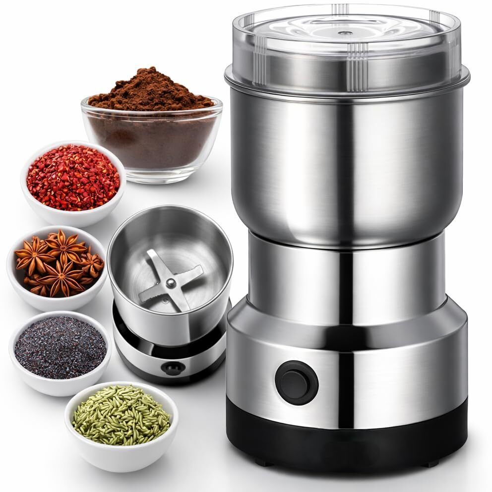 mixius Coffee Grinder | Multifunction Electric Food Spice Dry Fruits Grinder Wet Grinder-picture-22