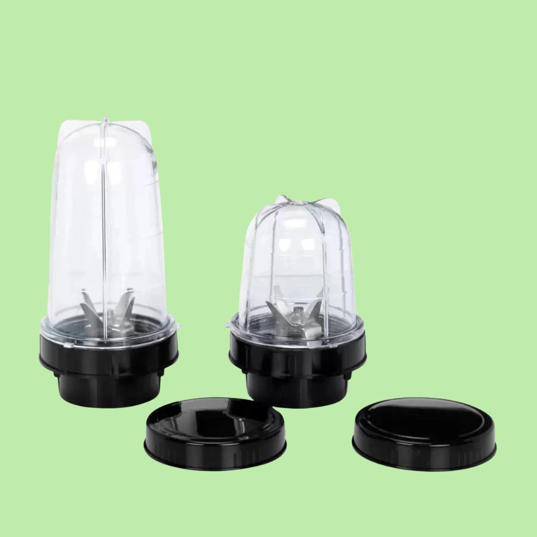 Combo Chutney Mixer grinders (500&300) ML Jars Stainless Steel with Lock_35 Mixer Juicer Jar-image-0