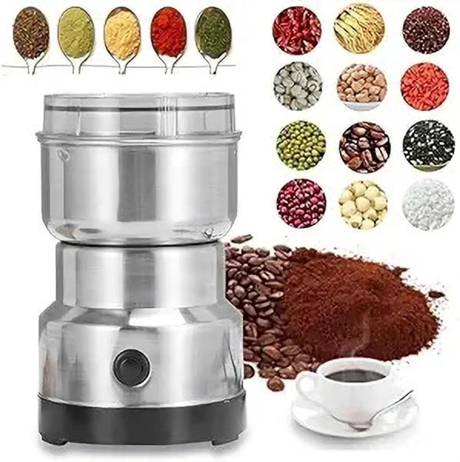rrenterprise Nima SMALL MIXER GRINDER150W 150 W Mixer Grinder Mixer Juicer Jar-picture-3