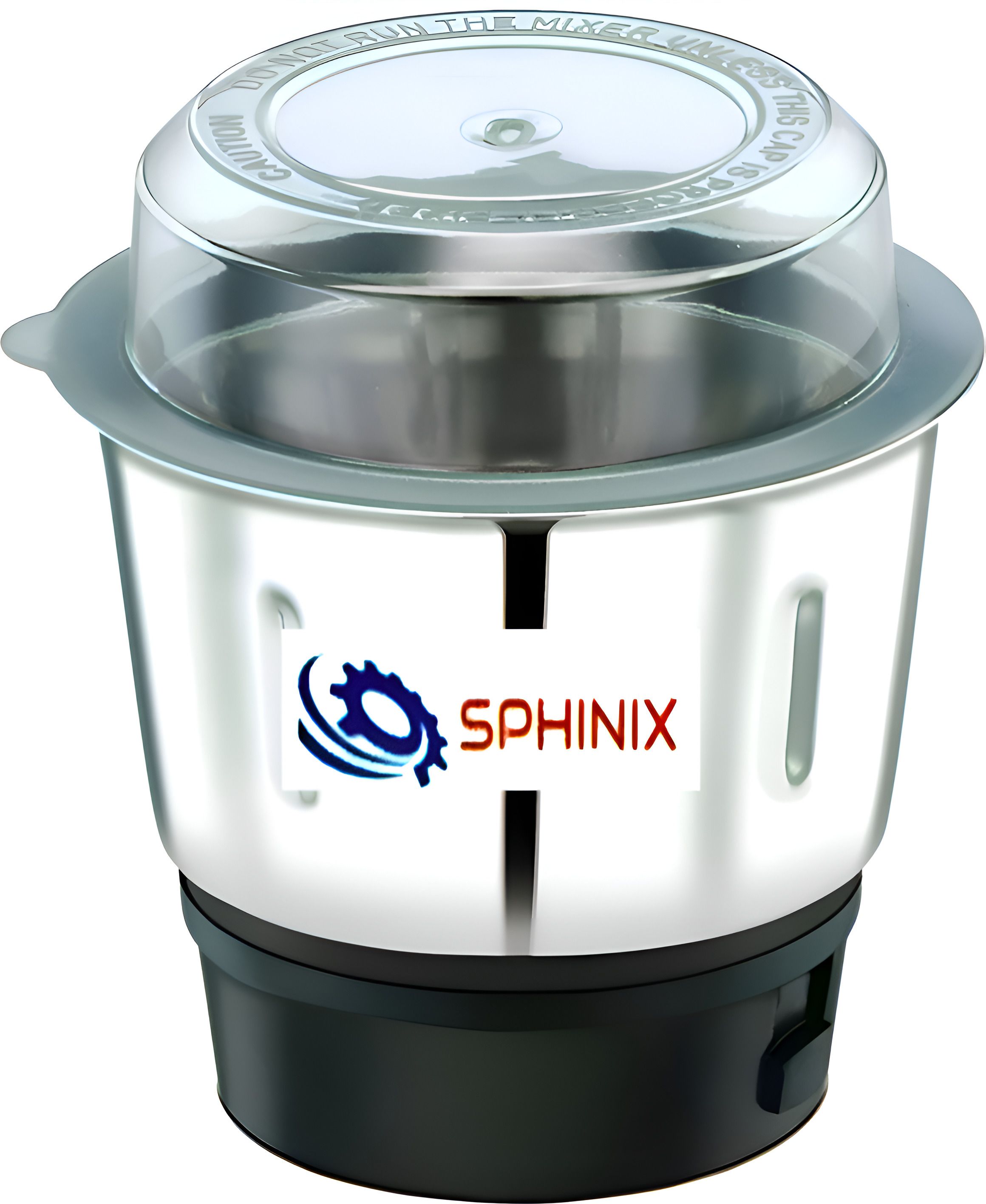 Mixer Grinder Chutney Jar 500ml Fit on 2 Lock & 4 Teeth Coupler (500 ml) Mixer Juicer Jar