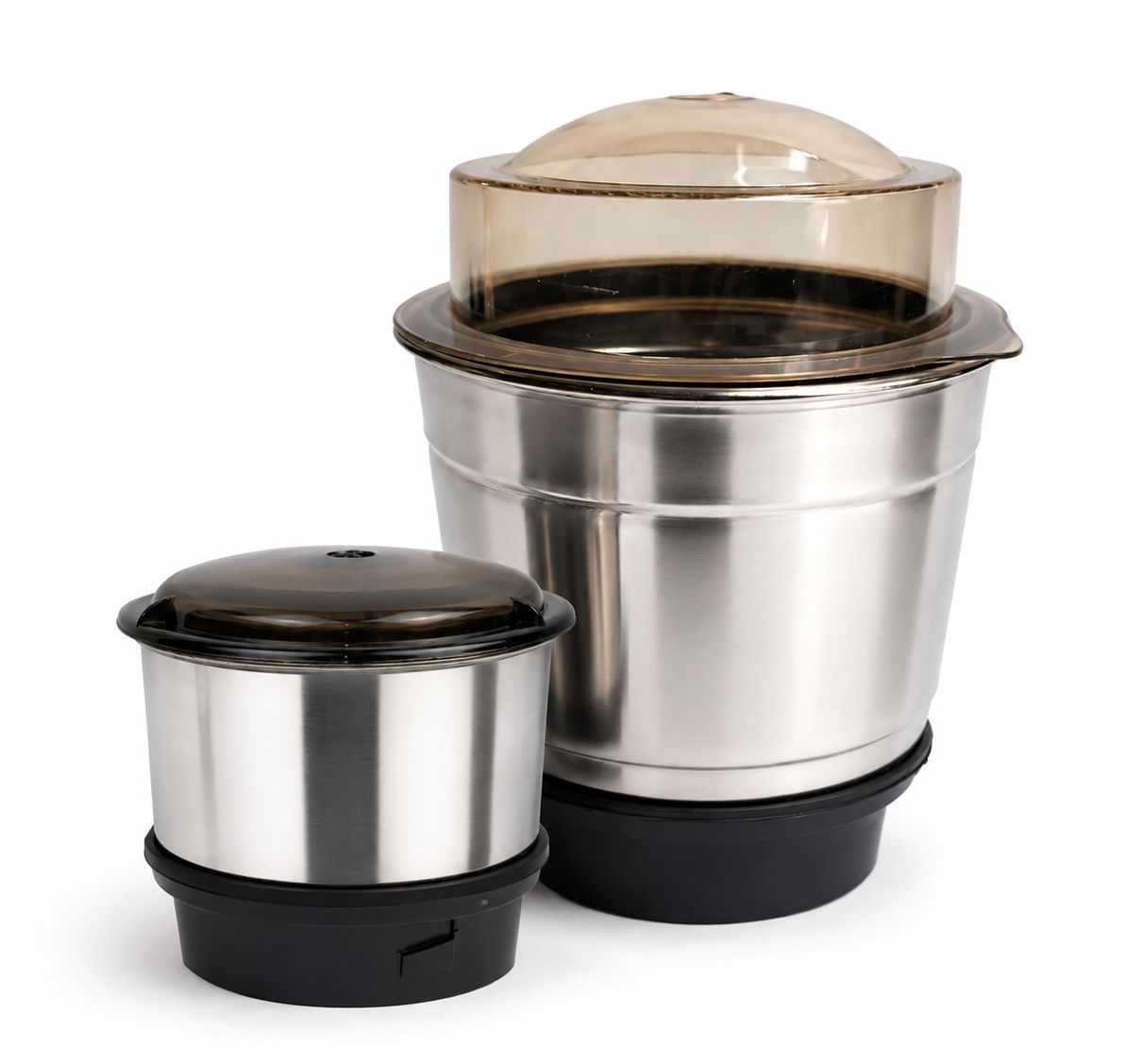 Mixer Grinder Jar Combo (600ml + 250ml) | 4 Teeth Coupler | 2 Lock System Mixer Juicer Jar-image-12