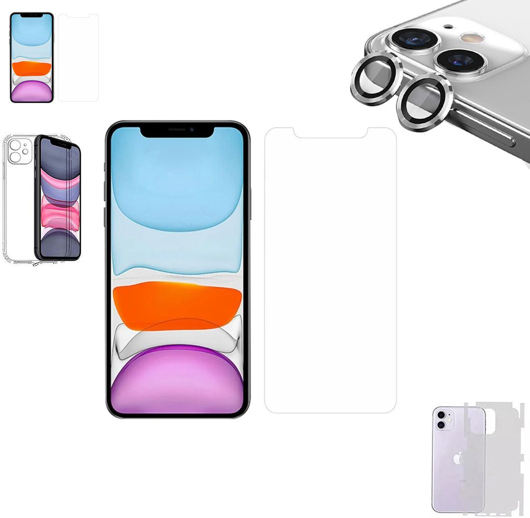 Cover Accessory Combo for APPLE IPHONE 12 MINI BACK COVER|CD RING|BORDERLESS TEMPERED|BACK MEMBRANE-image-6