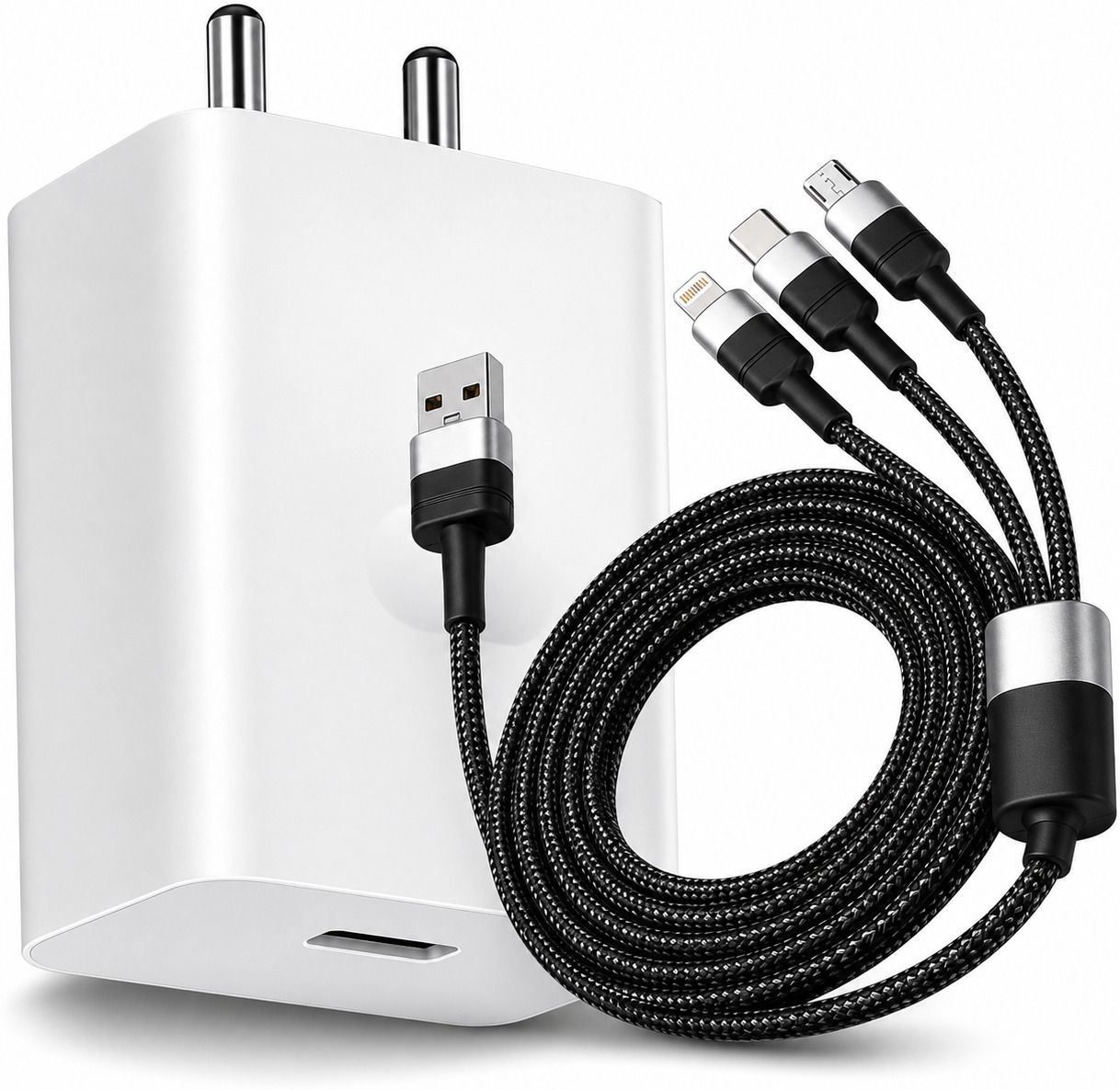 Wall Charger Accessory Combo for 33W Charger Adapter with USB to Type C Cable Charging Compatible with all Mobile-image-30
