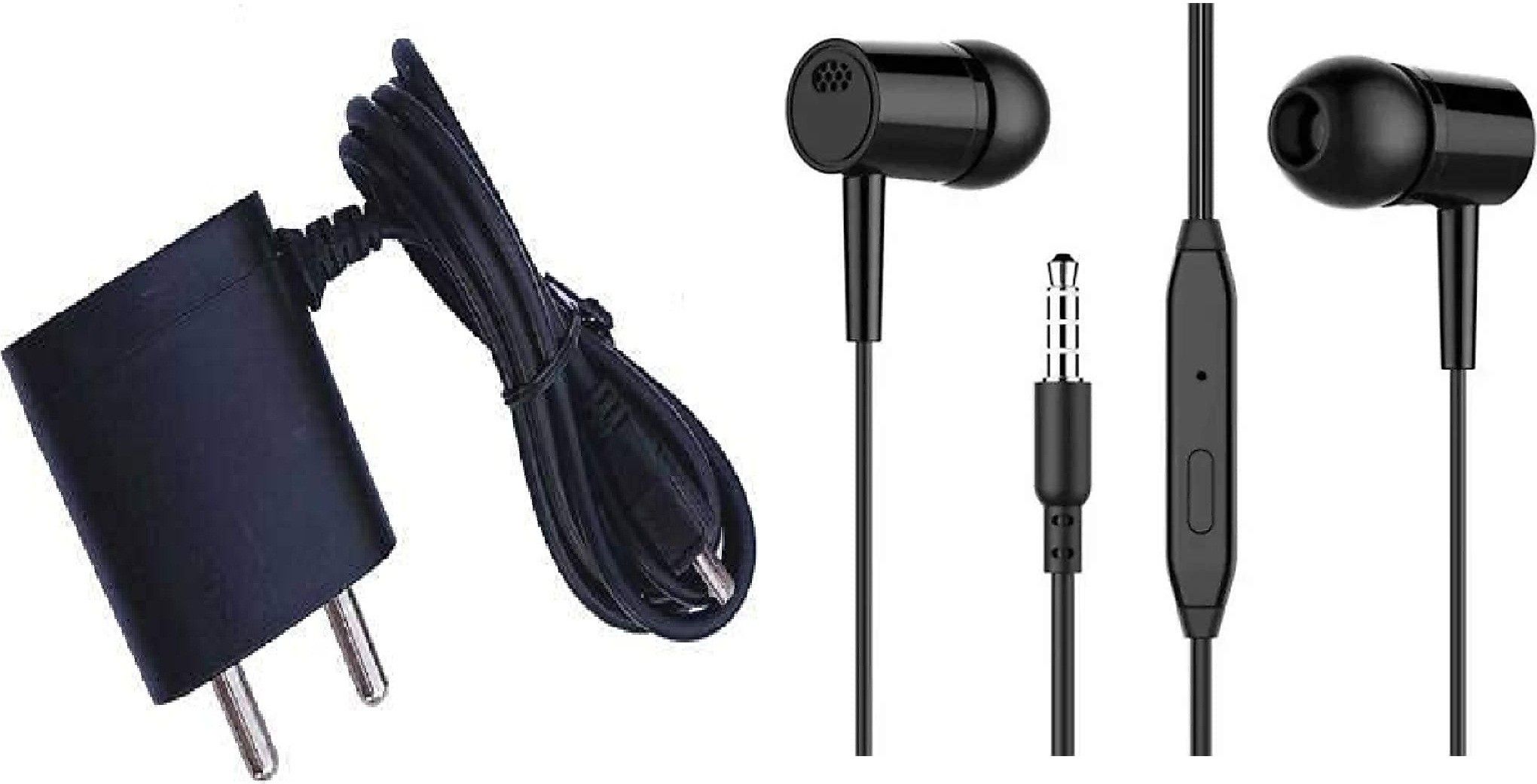 Wall Charger Accessory Combo for Jio Phone (Charger & Earphone)-image-11