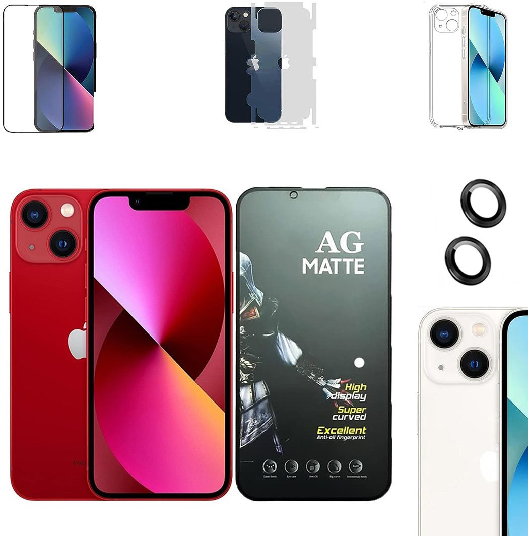 Screen Protector Accessory Combo for IPHONE 13 MINI AG MATTE TEMPERED GLASS|CAMERA LENS|BACK CASE|BACK MEMBRANE-image-33