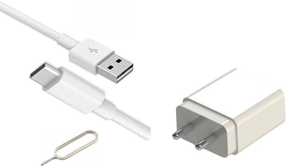 Wall Charger Accessory Combo for Realme 7i, Realme Narzo 20 Fast Charger Original Adapter like Wall Charger and Mobile Power Adapter Cable Android Smartphone Charger High Speed Travel Charger With 1 Meter TYPE- C USB Data Transfer Cable-image-28