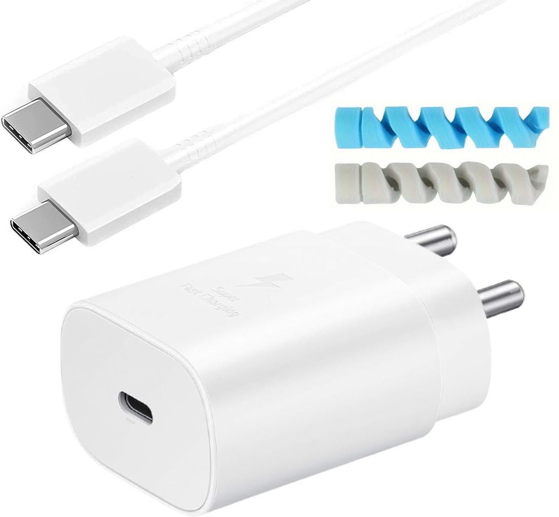 Wall Charger Accessory Combo for 45W Sam-Sung Galaxy M80 / M 80, TCL 30 Plus, Sam-Sung Galaxy Note 21-image-5