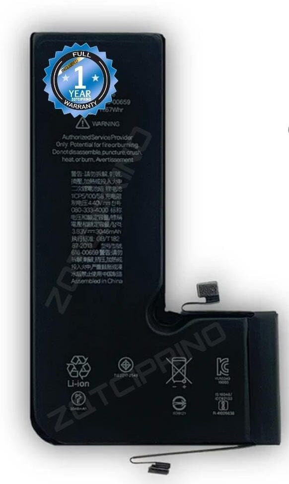ZQTCIPRINO Mobile Battery For iPhone Original Battery for iPhone 11 Pro A2215 & A2160 & 2217 with 1 Year Warranty image 1