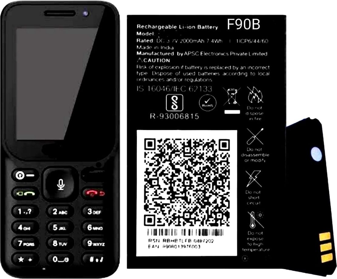 VEHUB Mobile Battery ForCompatible Jio Keypad Mobile All Model / 2000mAh