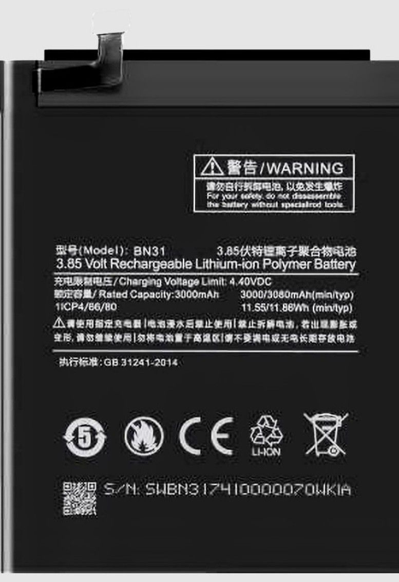 VEHUB Mobile Battery For Xiaomi Redmi Y1 / Y2 Battery-image-16