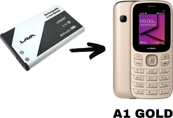plugkit Mobile Battery For LAVA A1 GOLD-image-7