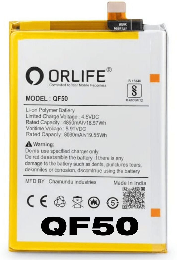 orlife Mobile Battery For Motorola Moto G34 5G, Moto G04|QF50 ( 1 Year Replacemant Warranty )-image-4