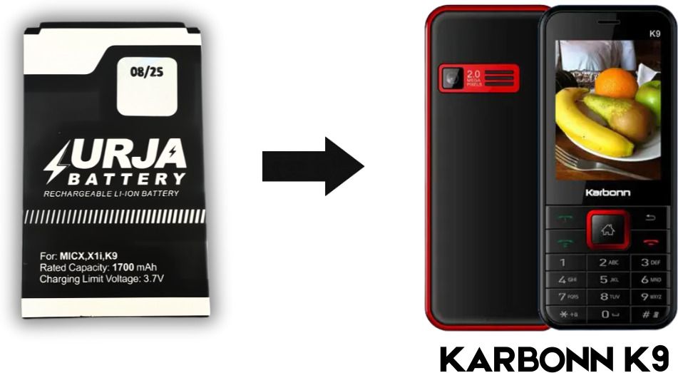 plugkit Mobile Battery For karbonn K9::KARBONN JUMBO K9