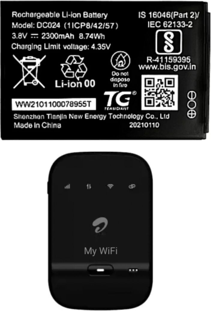 AEV Mobile Battery ForAirtel 4G Hotspot Xstream DigitalTV AMF-311WW 2300mAh