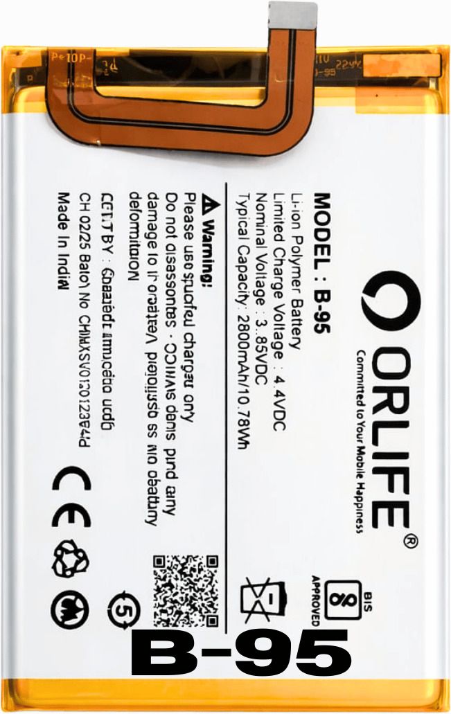 orlife Mobile Battery For Vivo Y51, Y51L, Y51A, Y51s |B-95 ( 1 Year Replacemant Warranty )-image-15