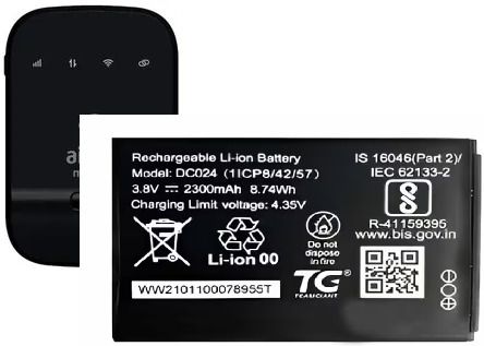 DVJ Mobile Battery ForAirtel 4G Hotspot AMF-311WW WiFi Router M2/M2S/AIRTEL311/RELIANCE WIPOD-image-47