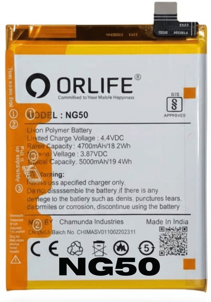 orlife Mobile Battery For Motorola Moto G71 5G |NG50 ( 1 Year Replacemant Warranty )-image-3