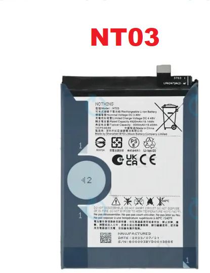 DVJ Mobile Battery For CMF / NOTHING NT03 Battery Nothing NT03 Compatible Phone 2a/ 2aPlus (5000mAh)-image-38