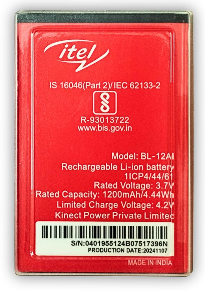 plugkit Mobile Battery For itel it5026::it5027::it5029::it2181::it2165s::it2163s::it2175 pro::it2165c::it9120 4g