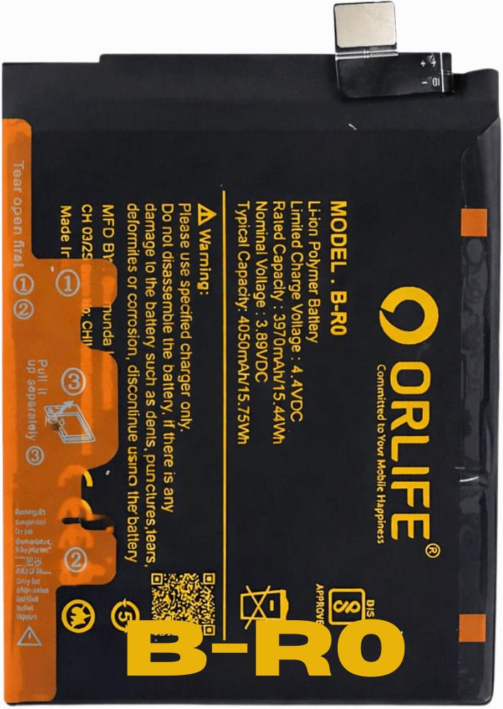 orlife Mobile Battery For Vivo S10, S10 Pro | B-R0 ( 1 Year Replacemant Warranty )-image-18