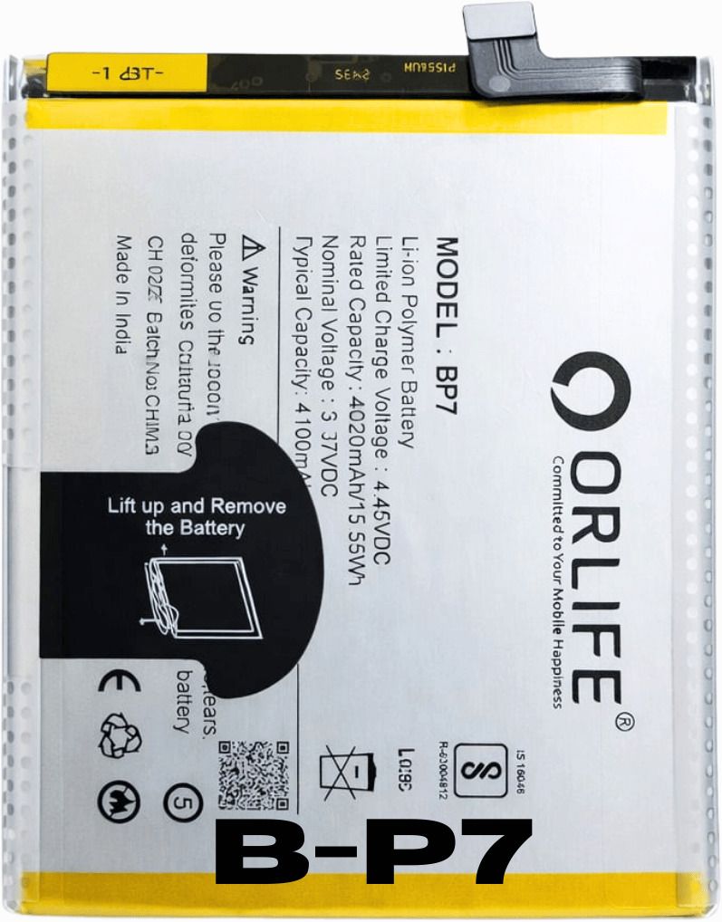 orlife Mobile Battery For Vivo Vivo Y73s, S7e | B-P7 ( 1 Year Replacemant Warranty )-image-6