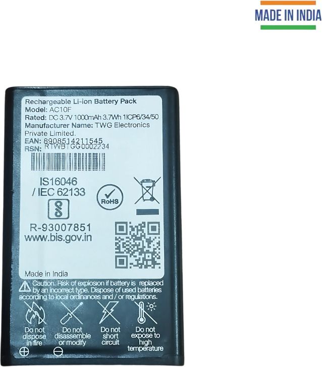 plugkit Mobile Battery For JIO KARBON BHRAT K1 4G::JIO BHARAT V2 4G::JIO BHARAT V3 4G::JIO BHARAT V4 4G-image-5