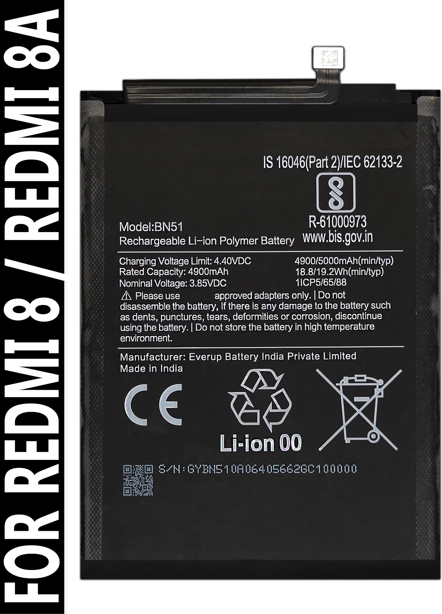 SOCO Mobile Battery For Redmi 8 / Redmi 8A - 5000mAh-image-10