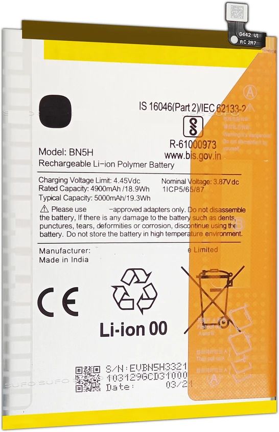 BKN Mobile Battery For REDMI QC CHECKED BN5H Battery For POCO M4 5G / Poco M5 / Redmi 10 5G / Redmi Note 11E-image-20