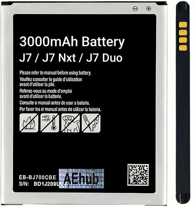 AEHUB Mobile Battery For Samsung Galaxy J7 Nxt / J7 / J7 Neo / J7 Core / J4 / J7 Duo / On7 / On7 Pro / 3000mAh-image-18
