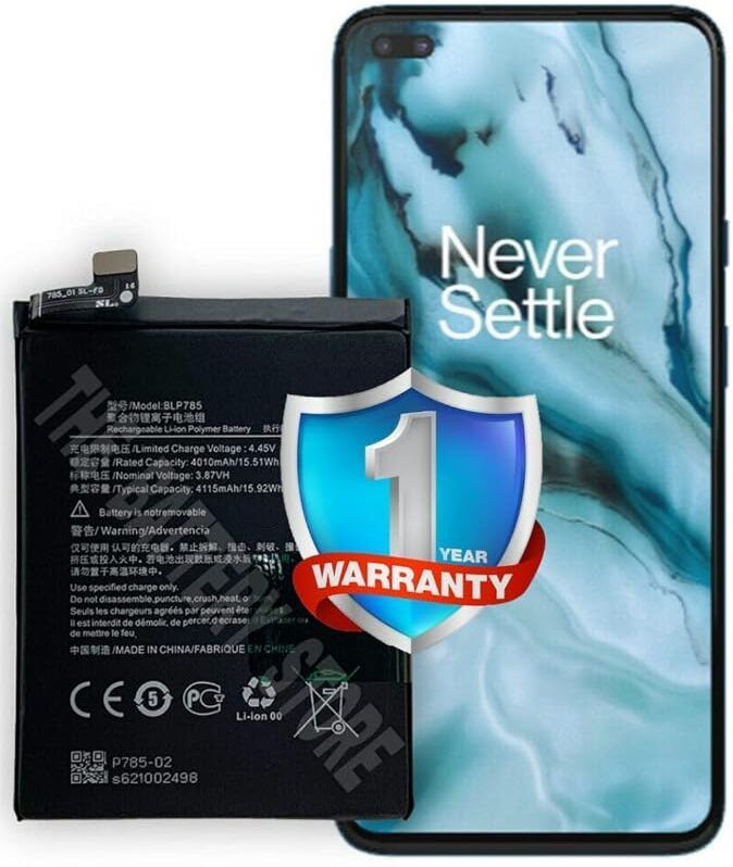 QCWITRO Mobile Battery For Original BLP-785 Battery for one Plus nord Battery with 1 Year Warranty-image-19