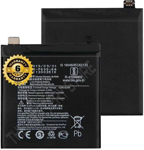 QCWITRO Mobile Battery For Original BLP699 Battery Compatible for Oneplus 7 Pro GM1911 GM1913 GM1917 GM1910 GM1915 (4000mAh) battrey with 6 Month Warranty-image-10