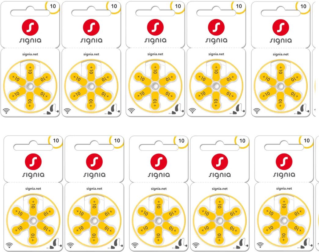 signia |Phonak|Oticon|Resound|Starkey CIC HearingAid P10 PR70 Compatible Genuine Battery-picture-13