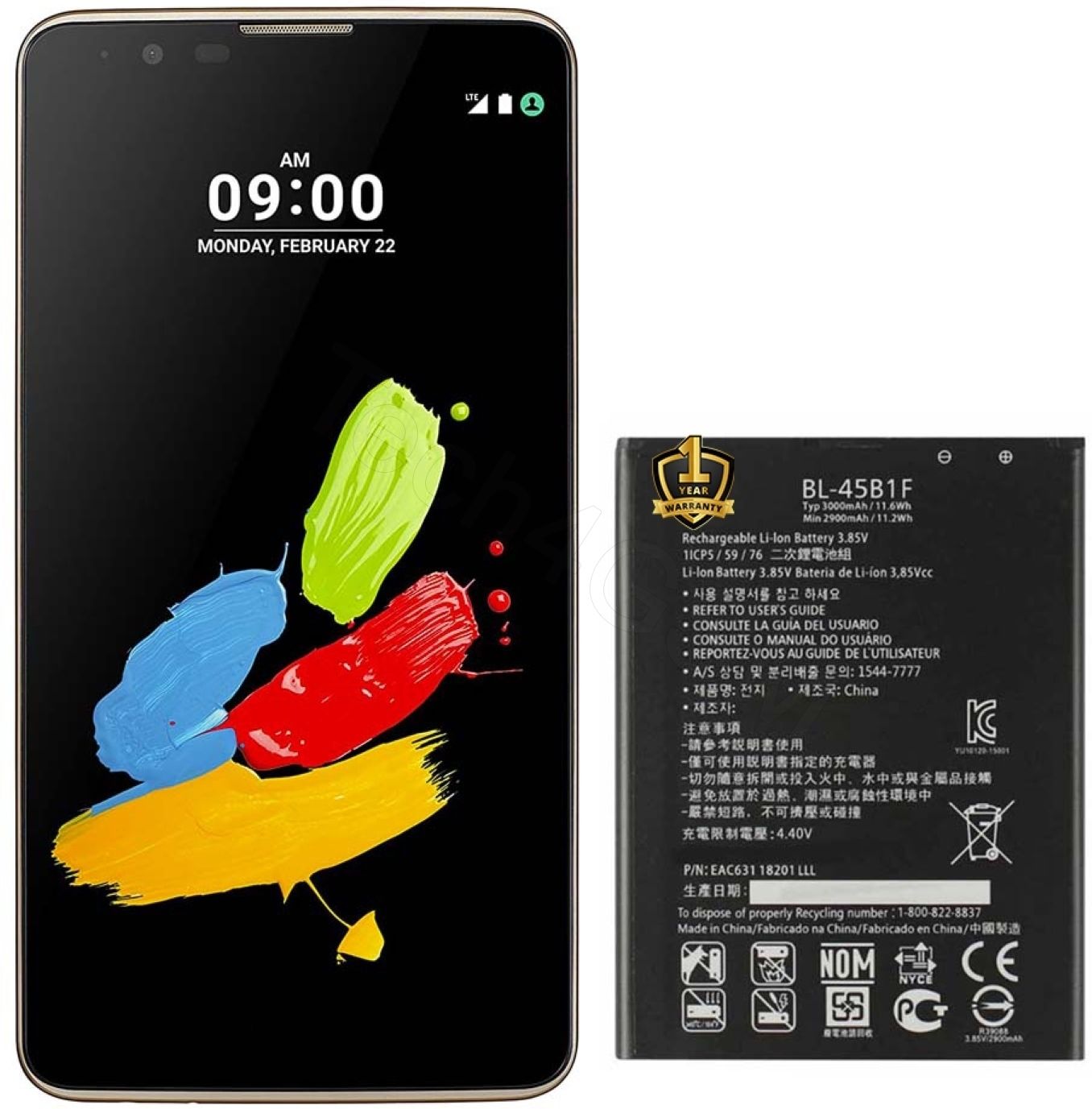 Ximytec Mobile Battery For LG LG V10 / Stylo 2 / Stylo 2 Plus-image-2