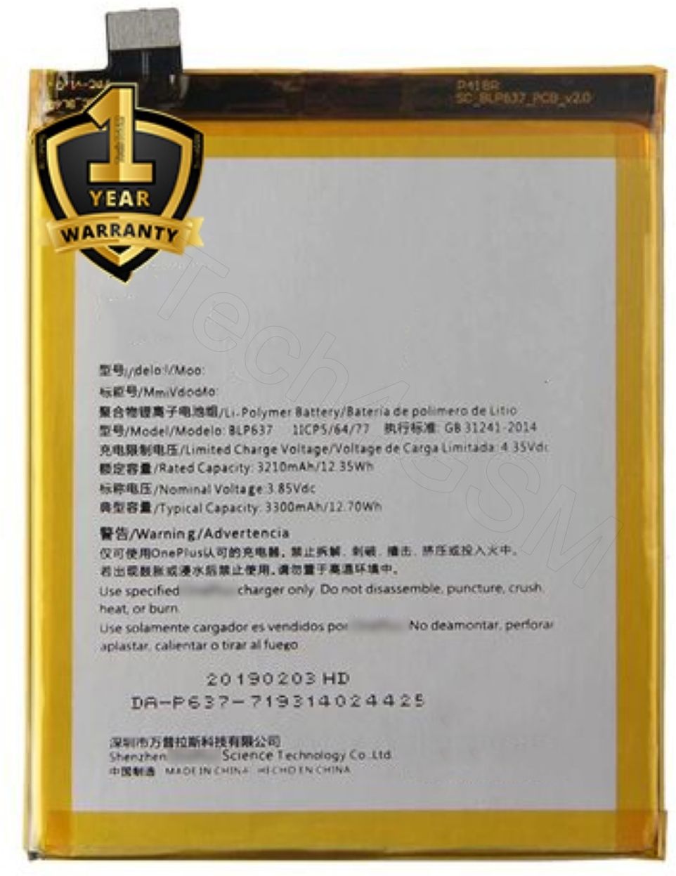 Ximytec Mobile Battery For OnePlus OnePlus 5 / OnePlus 5T-picture-15