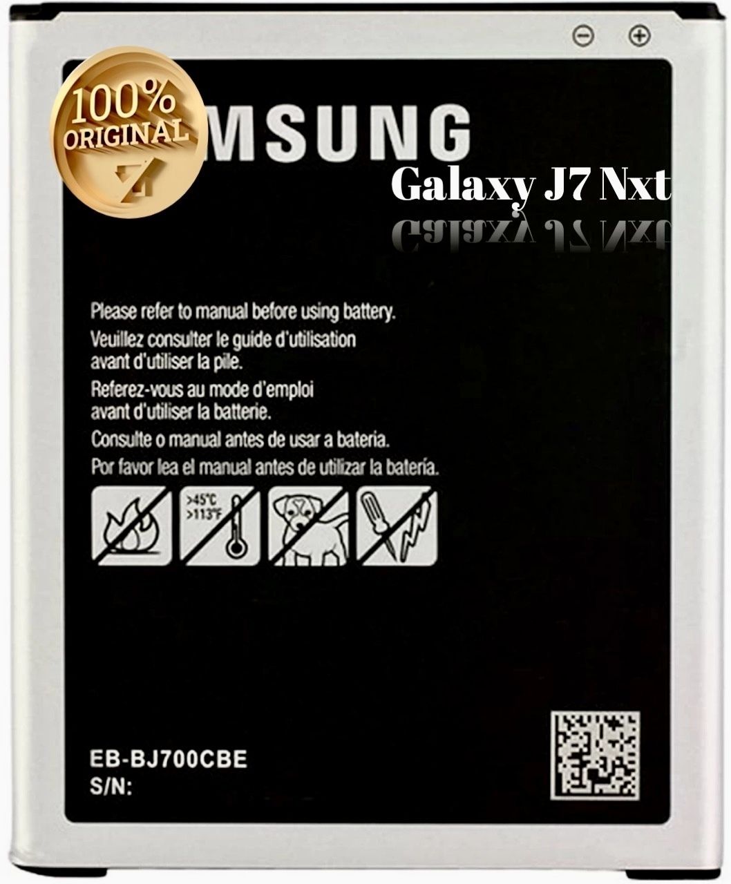 Wokia-Electronics Company Mobile Battery ForCompatible Samsung Galaxy J7 Nxt 3000mAh(Premium Quality)
