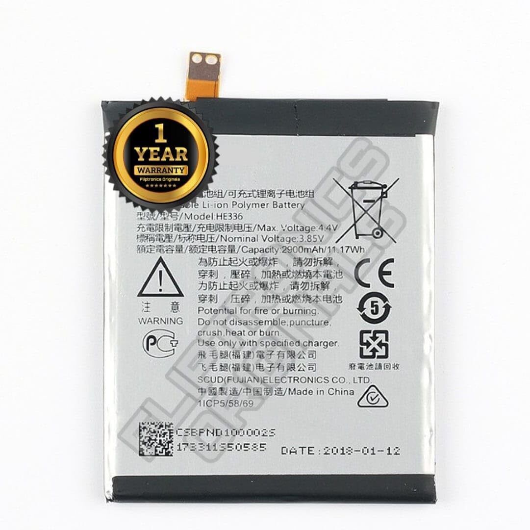 FLIPTRONICS ORIGINALS Mobile Battery For Nokia HE336 Nokia 5 3.1 (TA-1063) / 5.1 (TA-1075) / (TA-1053) with 6 Month Warranty-image-43