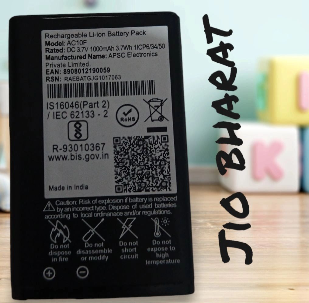 BKN Mobile Battery For JIO JIO compataible Battery for Original BI10F Jio Bharat V2 Phone Battery (BL-5C)-image-8