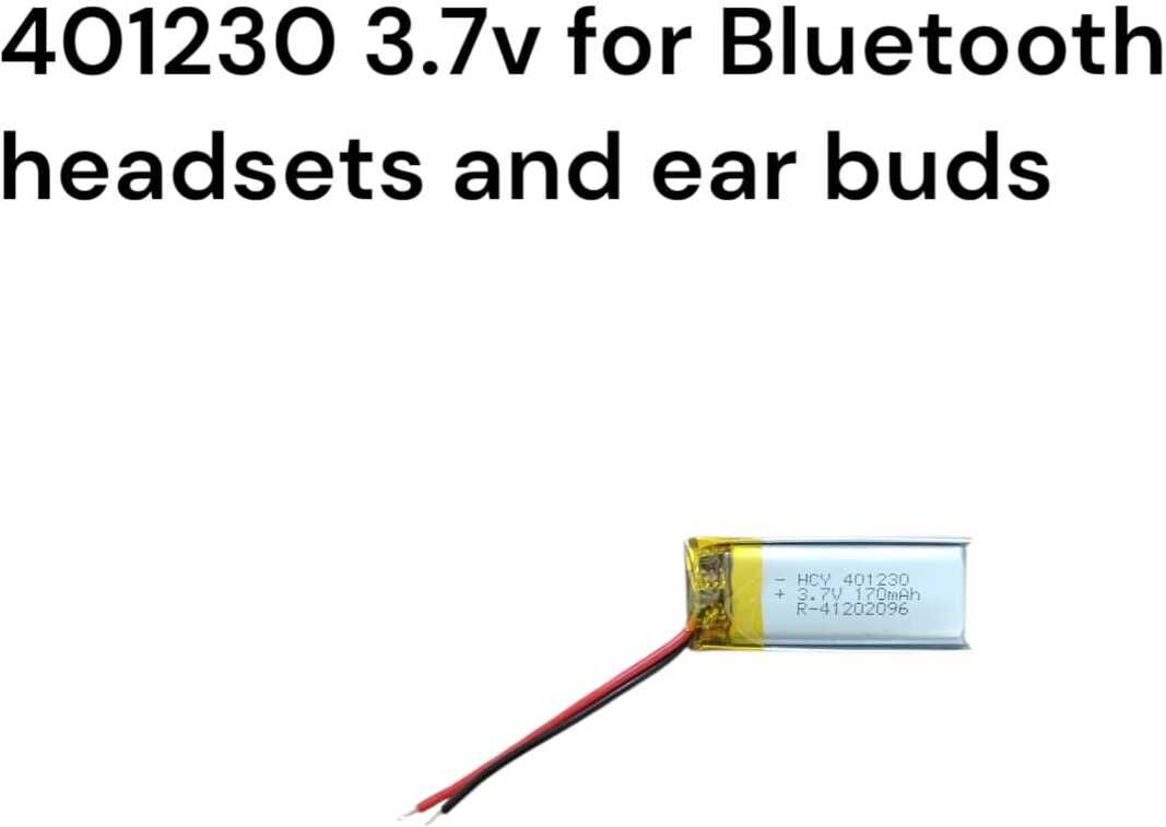 NIVAPRO Mobile Battery For Generic 401230 Rechargeable Li-Polymer 3.7v